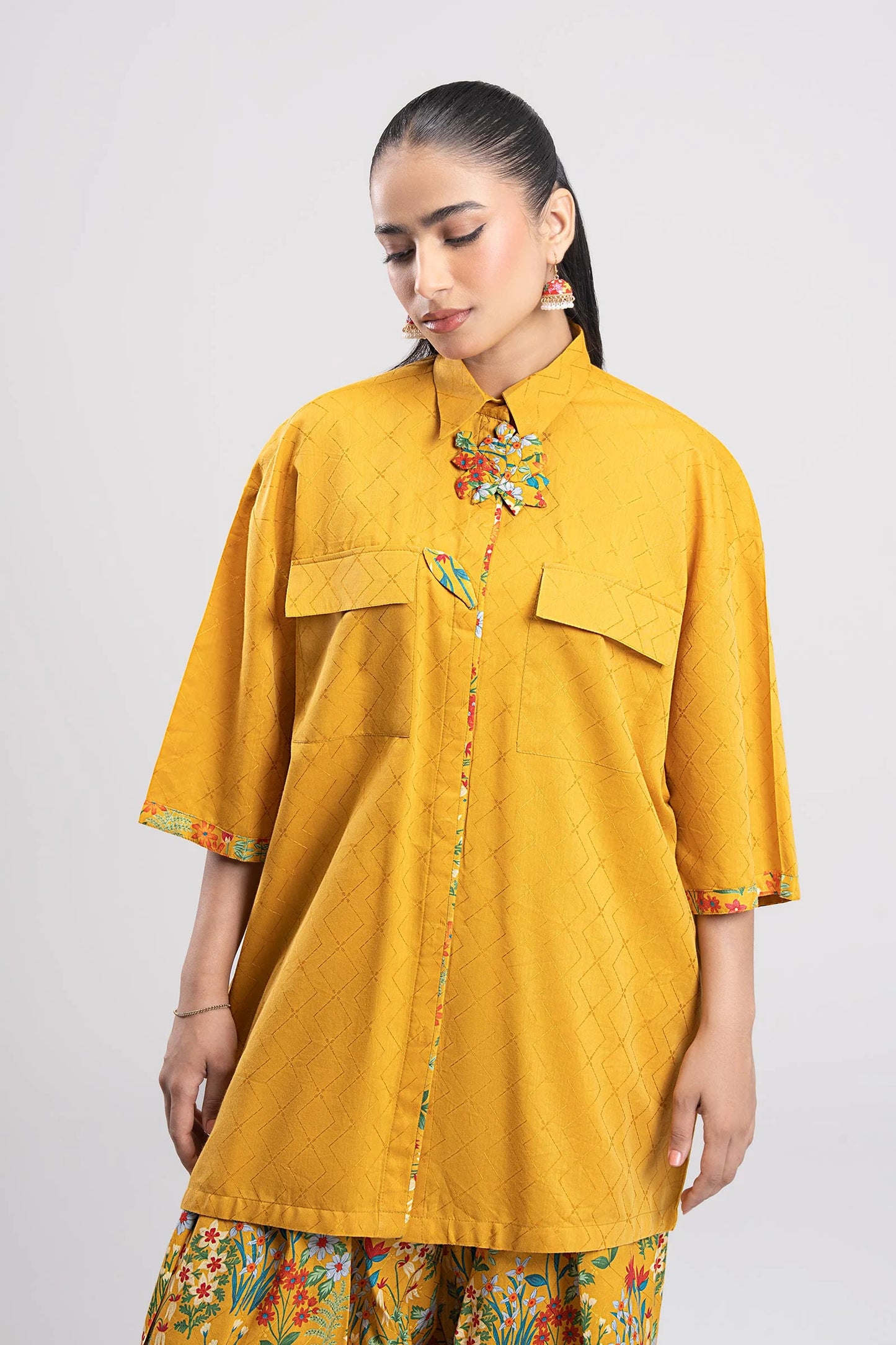 2 Pc Printed Viscose Suit