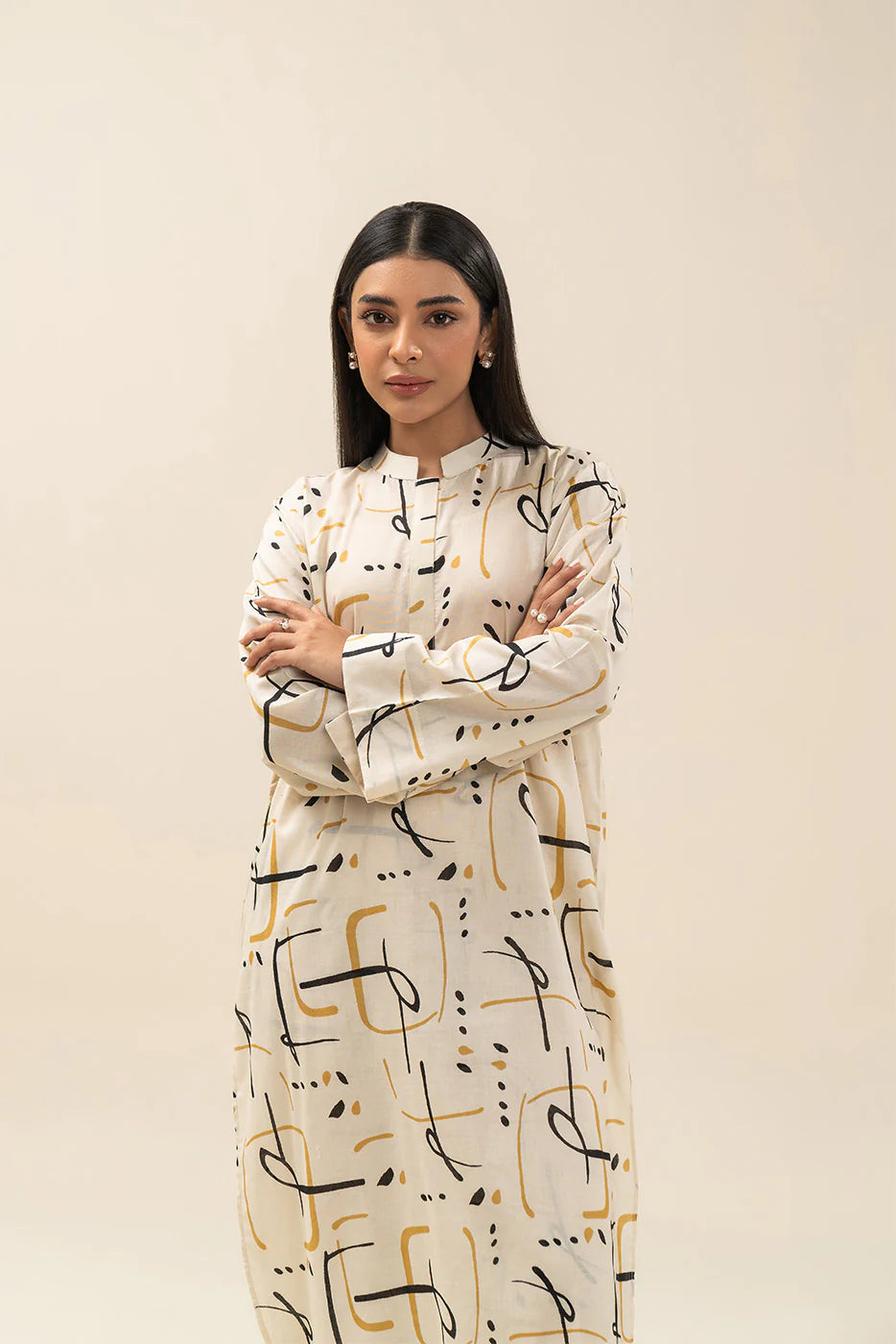 2 PIECE PRINTED LAWN SUIT (PRET)